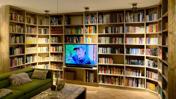 Bauholz-Regal | Bücherregal | Rechteck-Regal | Regal Massivholz | Wohnzimmer