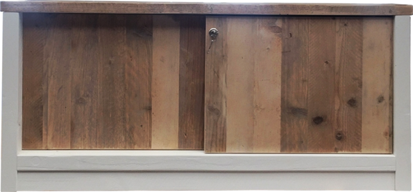 Bauholz-Sideboard | Landhausstil | Schiebetüren Multiplex Bauholzfronten | verschließbar | Bauholzmöbel | timber classics
