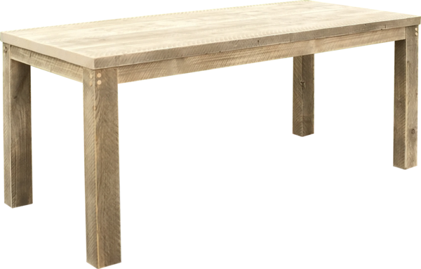 Bauholz-Tisch, klassisch, Standard